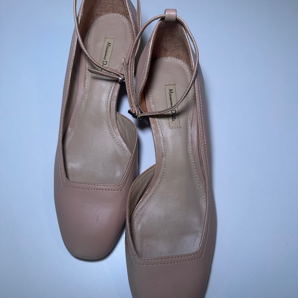 MASSIMO DUTTI BLOCK HEELS